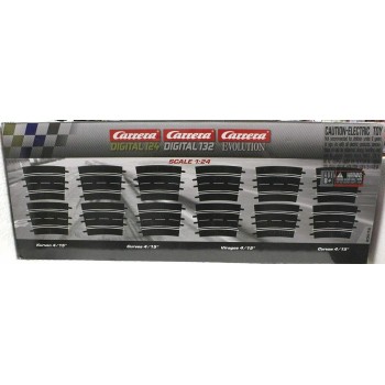 Carrera 20578 Digital Evolution1:32 Curve 4/15° 12 Pieces Track Pack