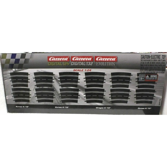 Carrera 20578 Digital Evolution1:32 Curve 4/15° 12 Pieces Track Pack
