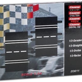 Carrera 20612 Digital Evolution1:32 Straight Track 1/4 2 Pieces