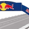 Carrera 21125 Digital Evolution1:32 Red Bull Pedestrian Bridge For 4 Lanes