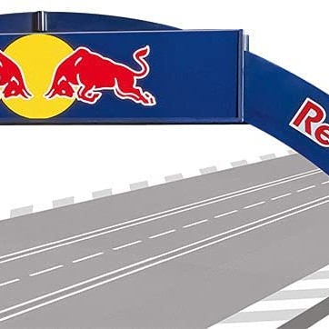Carrera 21125 Digital Evolution1:32 Red Bull Pedestrian Bridge For 4 Lanes