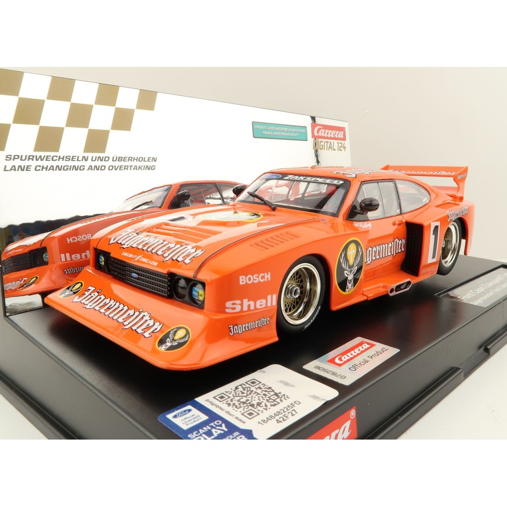 Carrera 23936 Digital 1:24 Ford Capri Zakspeed Turbo - Jägermeister  No 1 Slot Car