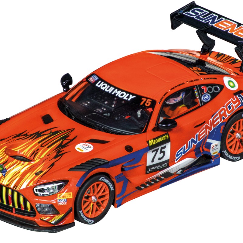 Carrera 25245 Evolution 1:32 Flames and Fame Slot Car Set Mercedes-AMG GT3 Bathhurst vs KTM X-BOW GTX