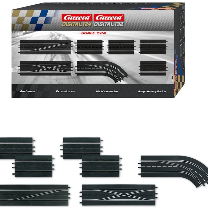 Carrera 30367 Digital 1:24 1:32 Track Extension Set Change Lanes 7 pieces