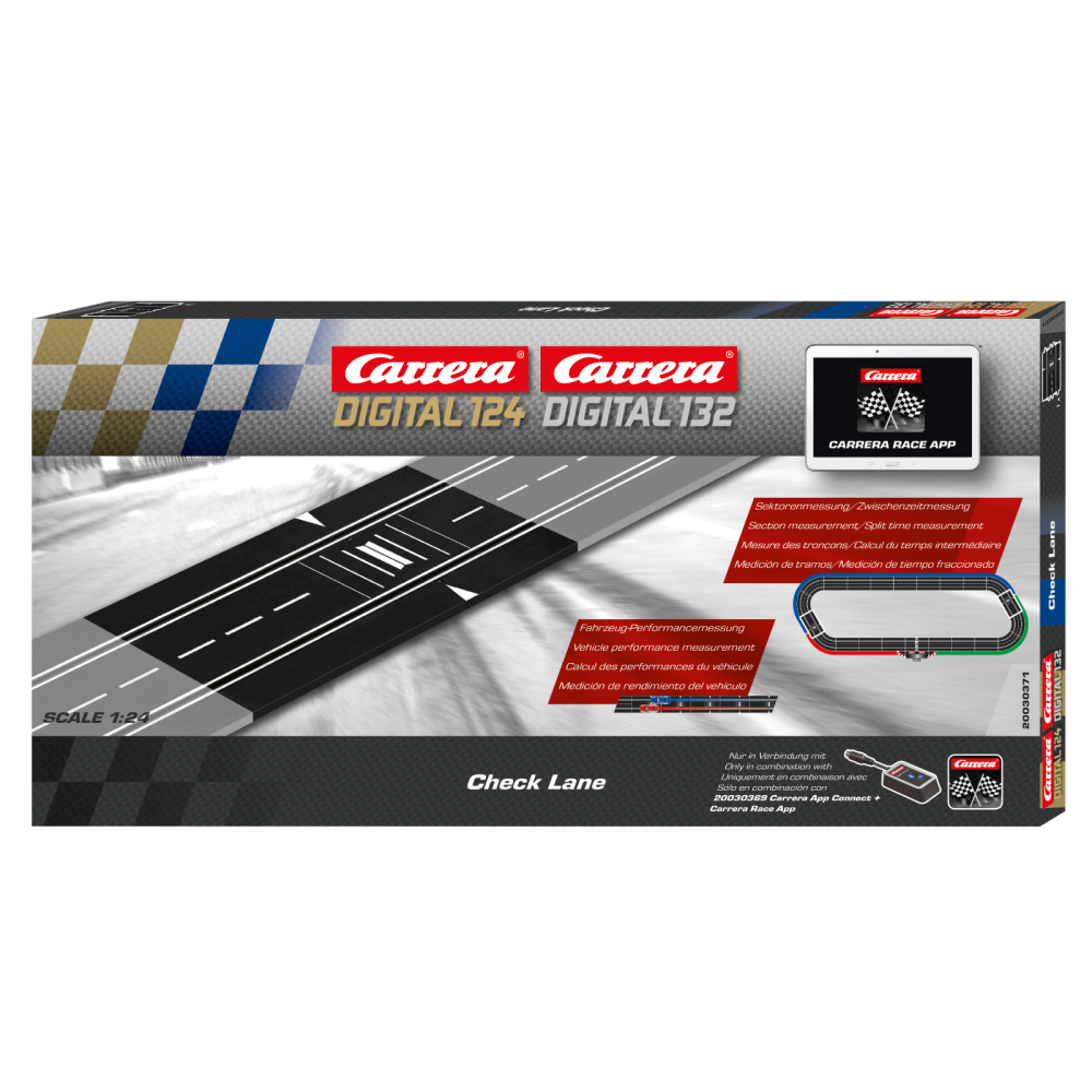 Carrera 30371 Digital 1:24 1:32 Check Lane for Split Time Measurement