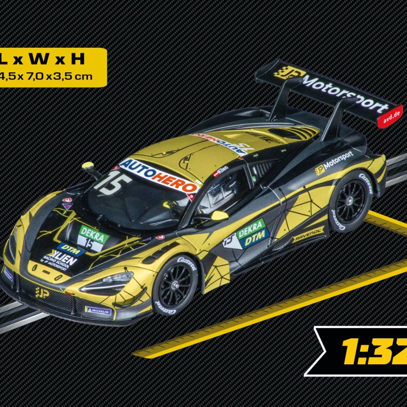 Carrera 31028 Digital 1:32 McLaren 720S GT3 DTM JP-Motorsport No 15 Slot Car