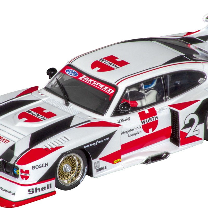 Carrera 31042 Digital 1:32 Ford Capri Zakspeed Turbo Würth Klaus Ludwig No 2 Slot Car