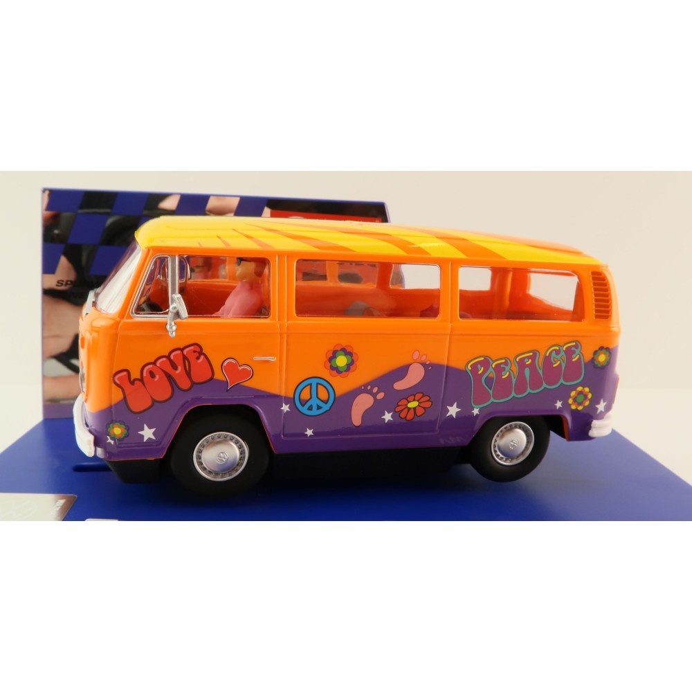 Carrera 31095 Digital 1:32 Volkswagen VW Bus Panel Van T2b Peace and Love Slot Car
