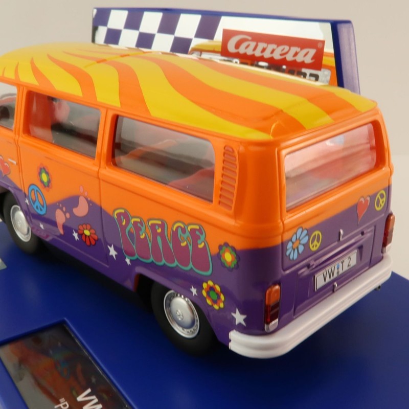 Carrera 31095 Digital 1:32 Volkswagen VW Bus Panel Van T2b Peace and Love Slot Car
