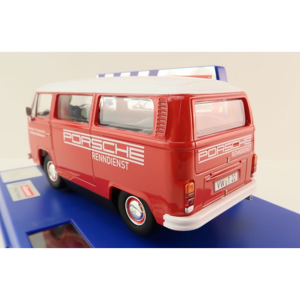 Carrera 31096 Digital 1:32 Volkswagen VW Bus Panel Van T2b Porsche Race Service Slot Car