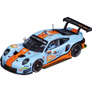 Carrera 32019 Digital 1:32 Porsche 911R GT3 Gulf Mike Wainwright Nr. 86 Silverstone 2014 Slot Car