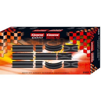 Carrera 61601 1:43 Go!!! Track Extension Set 2 - 11 Track pieces 