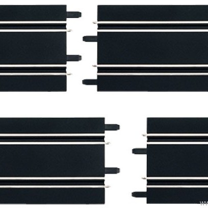 Carrera 61656 1:43 Go!!! Straight Track Length 17.1 cm 4 pieces