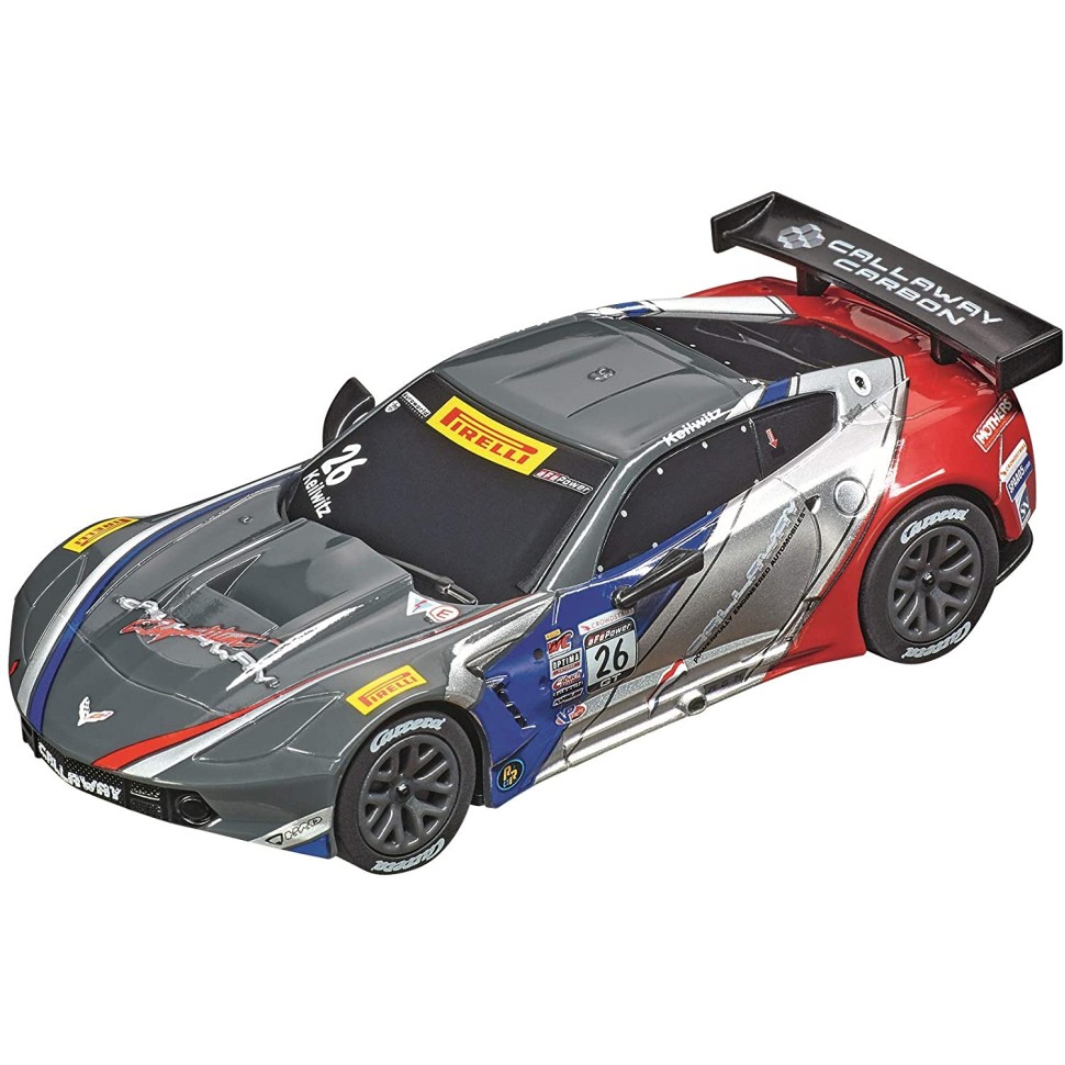 Carrera 62521 - GO!!! 1:43 Onto The Podium Slot Car Racing Set Dodge Viper vs Corvette C7.R