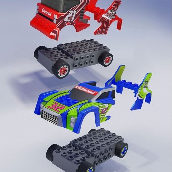 Carrera 62529 - GO!!! 1:43 Build n Race Construction Set Slot Car Set