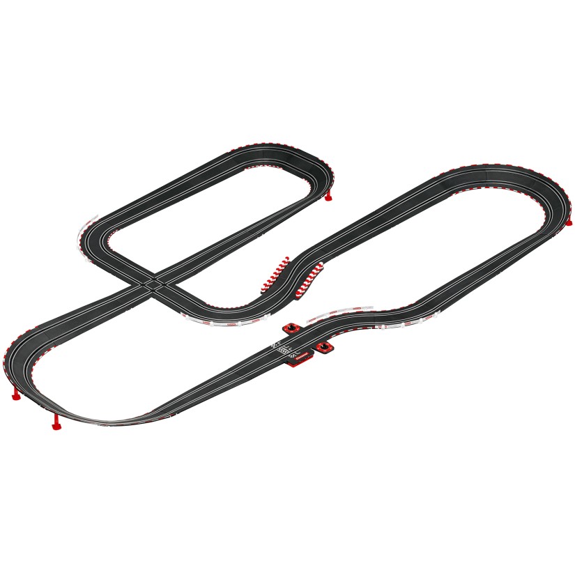 Carrera 62551 - Go 1:43 Ferrari Pro Speeders 2x Ferrari 488 GT3 Slot Car Racing Set 