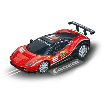 Carrera 62551 - Go 1:43 Ferrari Pro Speeders 2x Ferrari 488 GT3 Slot Car Racing Set 
