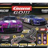 Carrera 62582 - Go 1:43 NASCAR Talladega Competition Slot Car Racing Set 2x Camaro NextGen ZL1