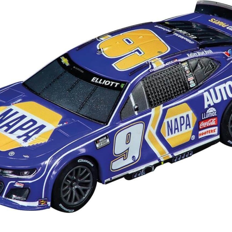 Carrera 62582 - Go 1:43 NASCAR Talladega Competition Slot Car Racing Set 2x Camaro NextGen ZL1