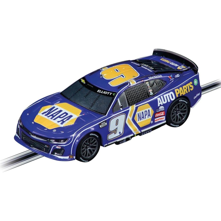 Carrera 62582 - Go 1:43 NASCAR Talladega Competition Slot Car Racing Set 2x Camaro NextGen ZL1