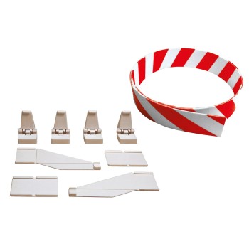Carrera 85220 Digital Evo 1:32 Red & White Guard Rail 3 meters