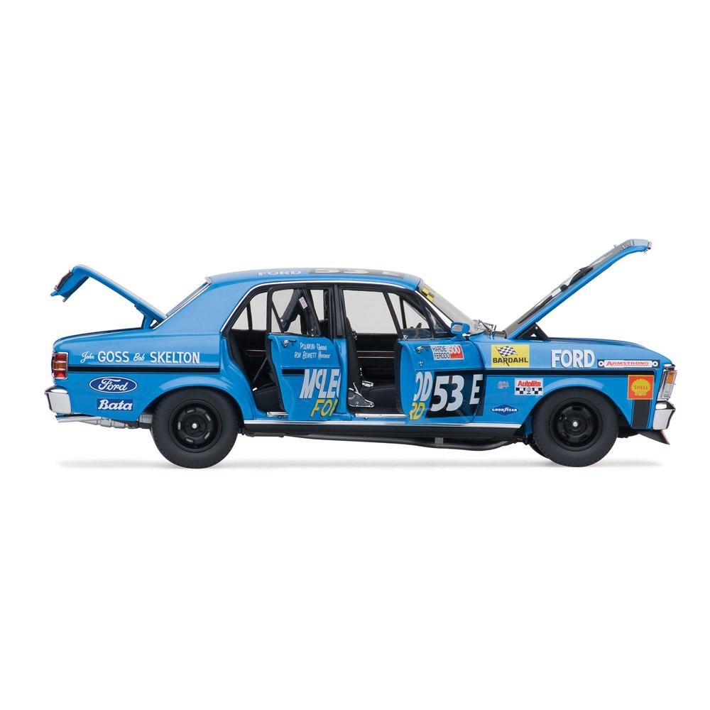 Classic Carlectables 18843 Ford XW Falcon No 53E Goss / Skeltony Bathurst 1970 Hardie-Ferodo 500 - Scale 1:18