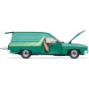 Classic Carlectables 18851 Ford XC Sundowner Panel Van Modena Green - Scale 1:18