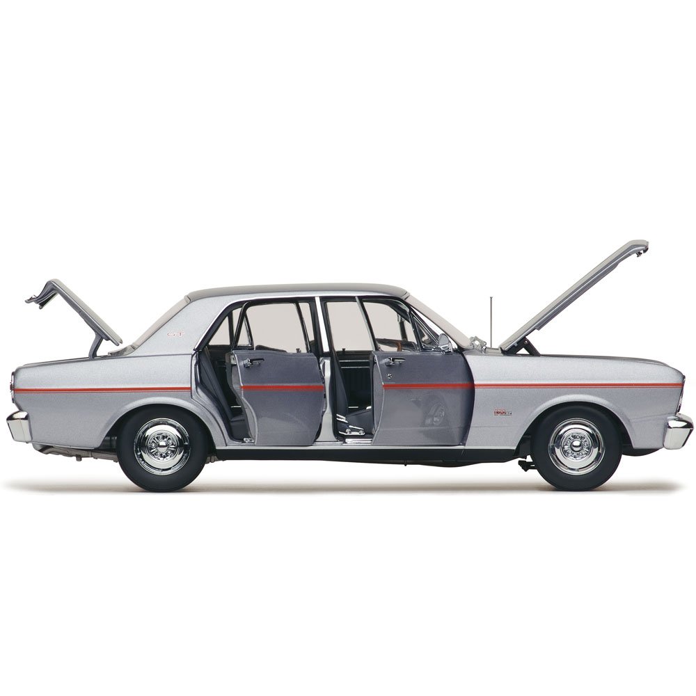 Classic Carlectables 18863 Ford XT Falcon GT  FROSTED PEWTER - Scale 1:18