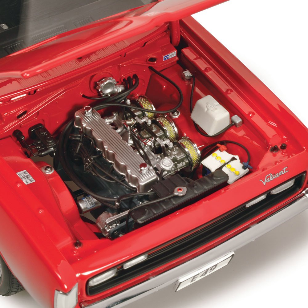 Classic Carlectables 18874 -  Chrysler E49 Charger Small Tank Hemi - Vintage Red - Scale 1:18  