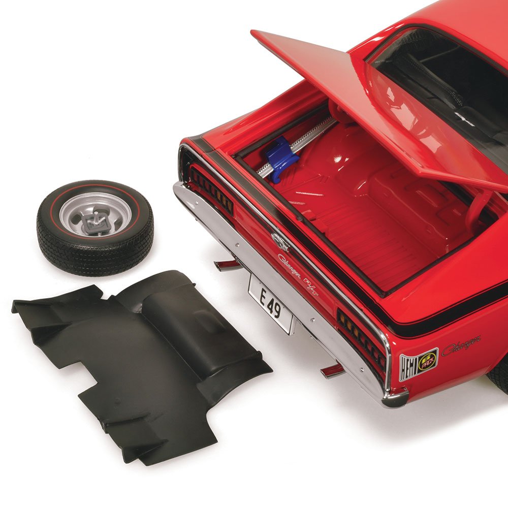 Classic Carlectables 18874 -  Chrysler E49 Charger Small Tank Hemi - Vintage Red - Scale 1:18  