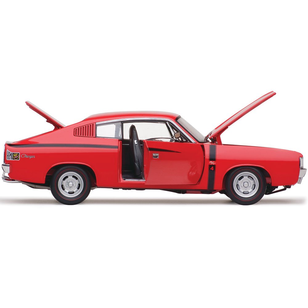 Classic Carlectables 18874 -  Chrysler E49 Charger Small Tank Hemi - Vintage Red - Scale 1:18  