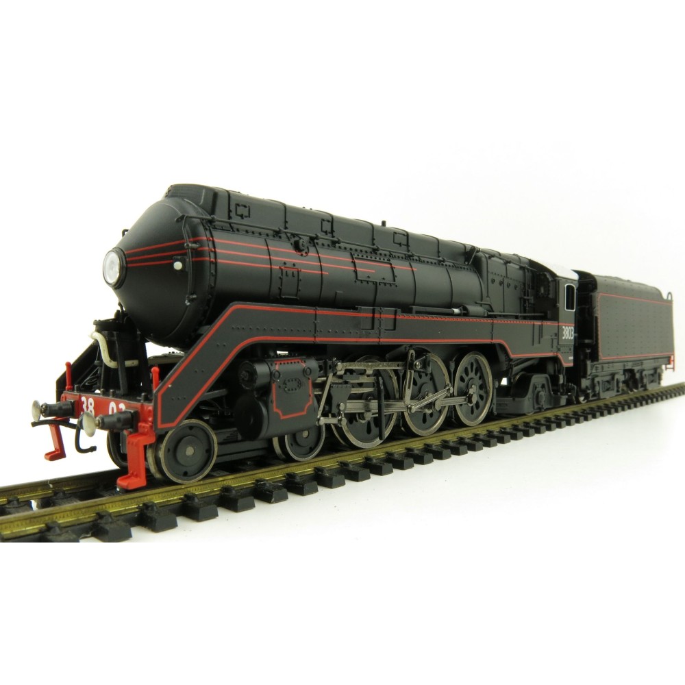 Australian Railway Models 87002 C38 Class Streamliner 4-6-2 'Pacific' Express Passenger Steam Locomotive #3803 - 1:87
