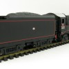 Australian Railway Models 87003 C38 Class 4-6-2 'Pacific' Express Passenger Steam Locomotive #3820 Black Red Lining - 1:87