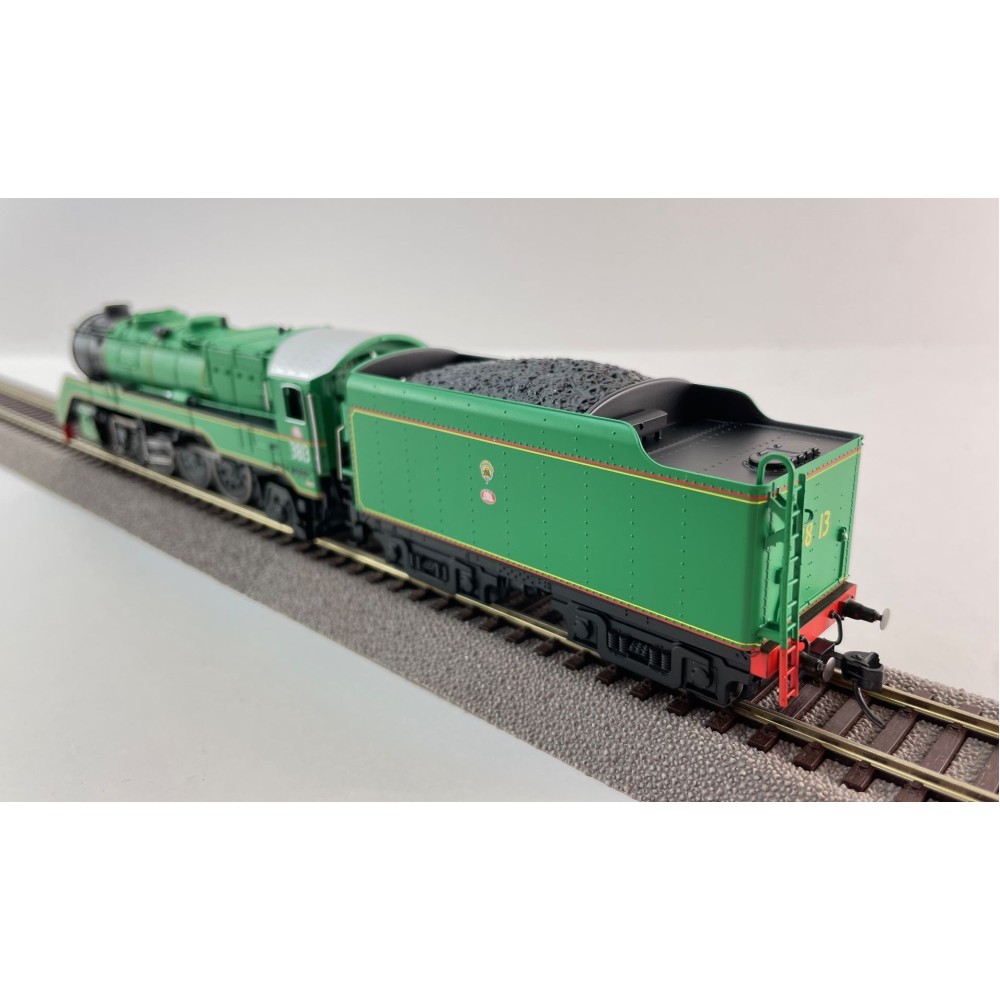 Australian Railway Models 87006 C38 Class 4-6-2 Pacific Express Passenger Steam Locomotive 3813 Western Endeavour - 1:87