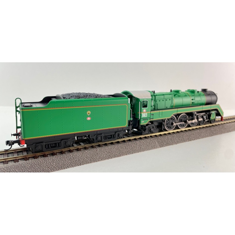 Australian Railway Models 87006 C38 Class 4-6-2 Pacific Express Passenger Steam Locomotive 3813 Western Endeavour - 1:87
