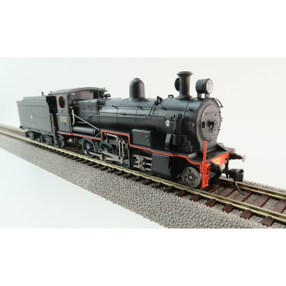 Australian Railway Models 87051 NSWGR D55 K Class 2-8-0 5502 Consolidation Steam Locomotive Oil Tender - 1:87