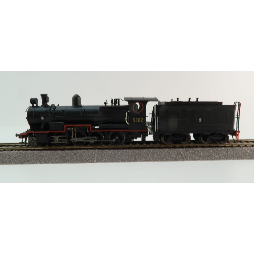 Australian Railway Models 87051 NSWGR D55 K Class 2-8-0 5502 Consolidation Steam Locomotive Oil Tender - 1:87