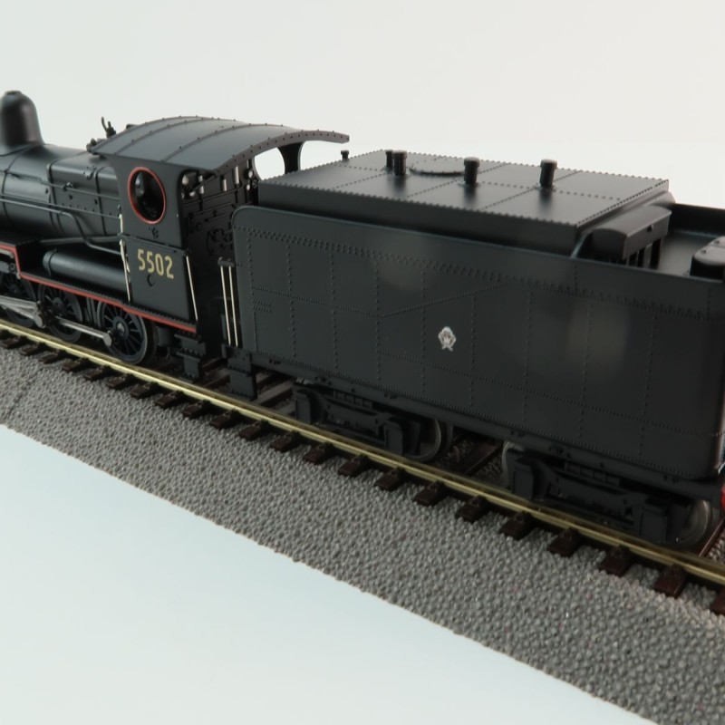 Australian Railway Models 87051 NSWGR D55 K Class 2-8-0 5502 Consolidation Steam Locomotive Oil Tender - 1:87