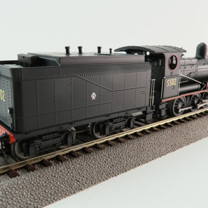 Australian Railway Models 87051 NSWGR D55 K Class 2-8-0 5502 Consolidation Steam Locomotive Oil Tender - 1:87