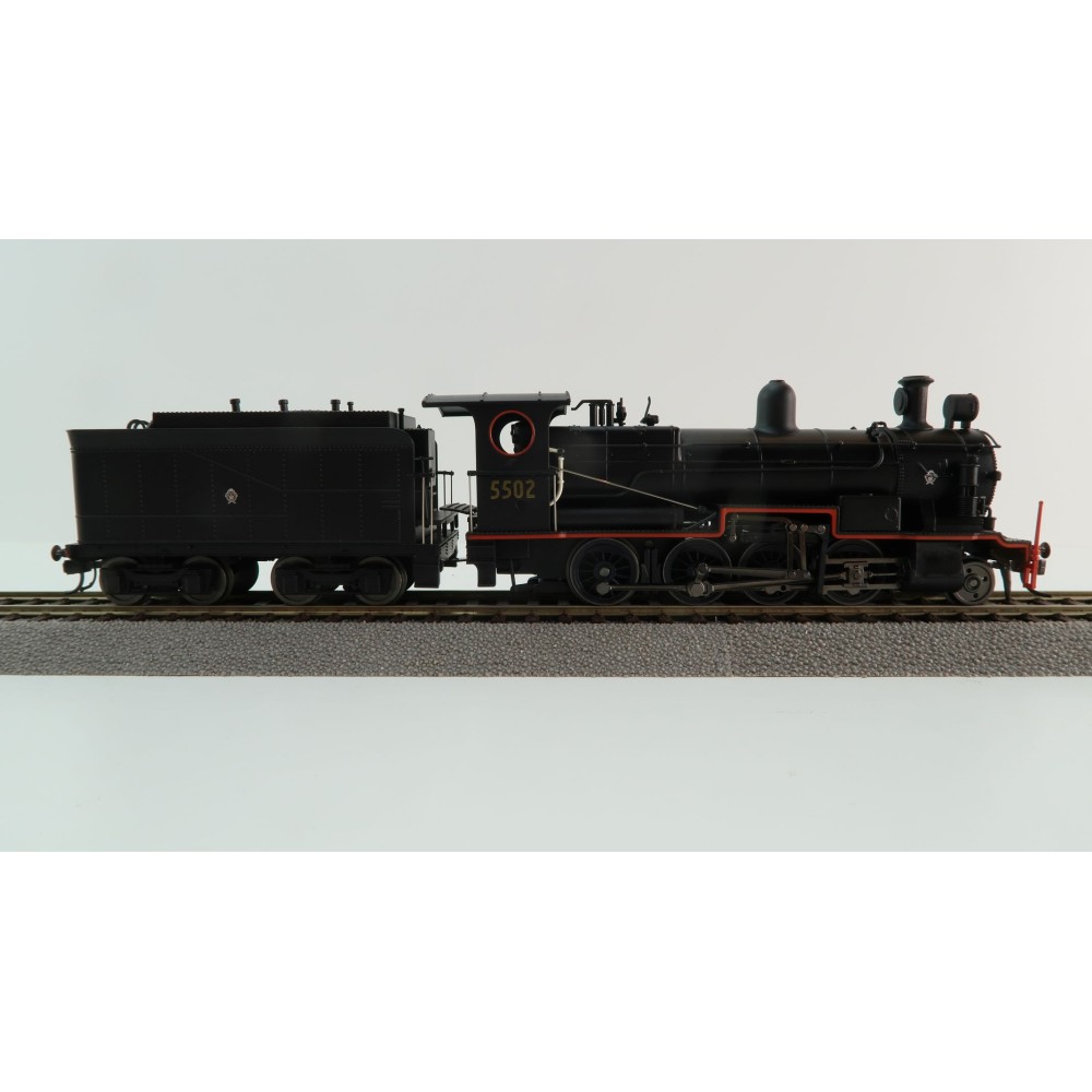 Australian Railway Models 87051 NSWGR D55 K Class 2-8-0 5502 Consolidation Steam Locomotive Oil Tender - 1:87