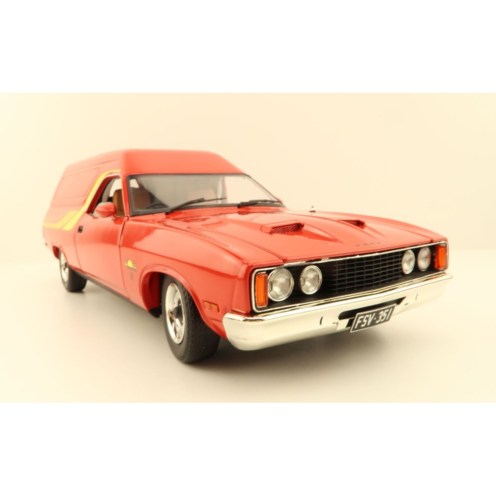 Classic Carlectables 18792 Ford XC Sundowner Panel Van Flame Red - Scale 1:18