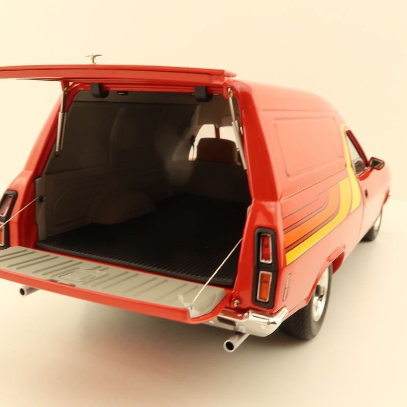 Classic Carlectables 18792 Ford XC Sundowner Panel Van Flame Red - Scale 1:18