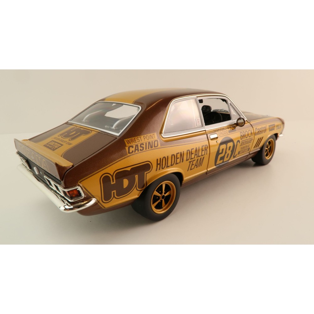 Classic Carlectables 18795 Holden LJ Torana GTR XU-1 1972 Bathurst winner Peter Brock 50th Anniversary Gold Livery - Scale 1:18