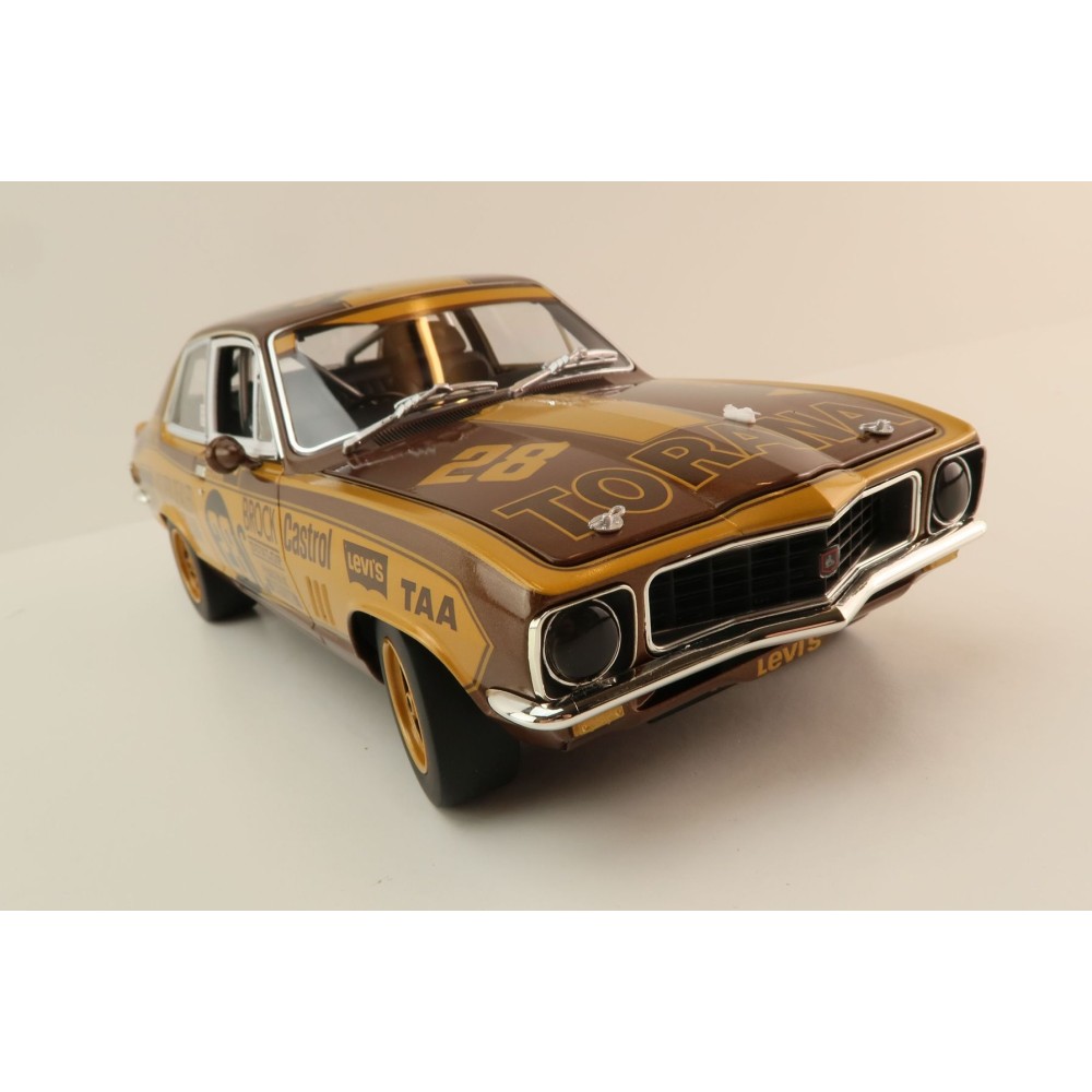 Classic Carlectables 18795 Holden LJ Torana GTR XU-1 1972 Bathurst winner Peter Brock 50th Anniversary Gold Livery - Scale 1:18