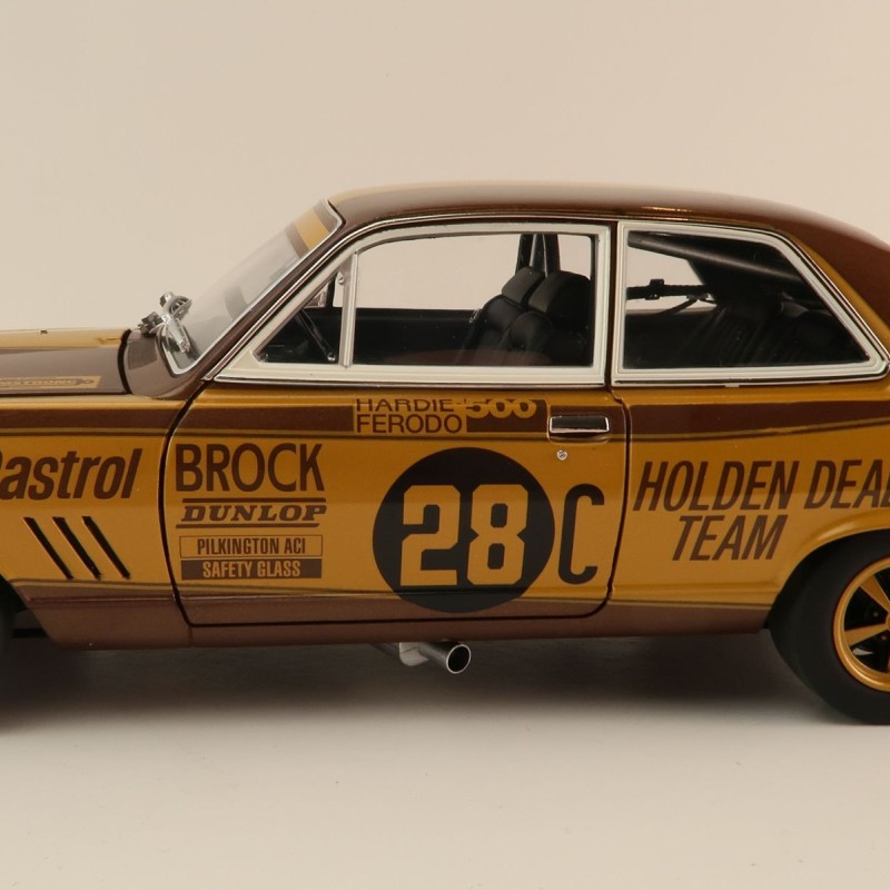 Classic Carlectables 18795 Holden LJ Torana GTR XU-1 1972 Bathurst winner Peter Brock 50th Anniversary Gold Livery - Scale 1:18