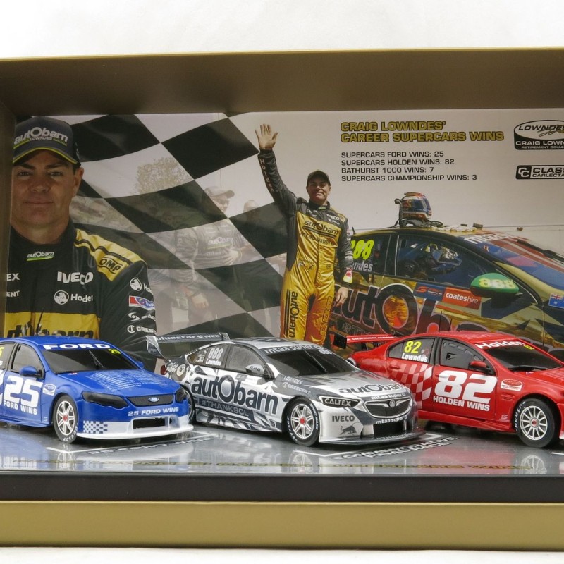 Classic Carlectables 43673 Craig Lowndes Career Supercar Wins Triple Set 1:43