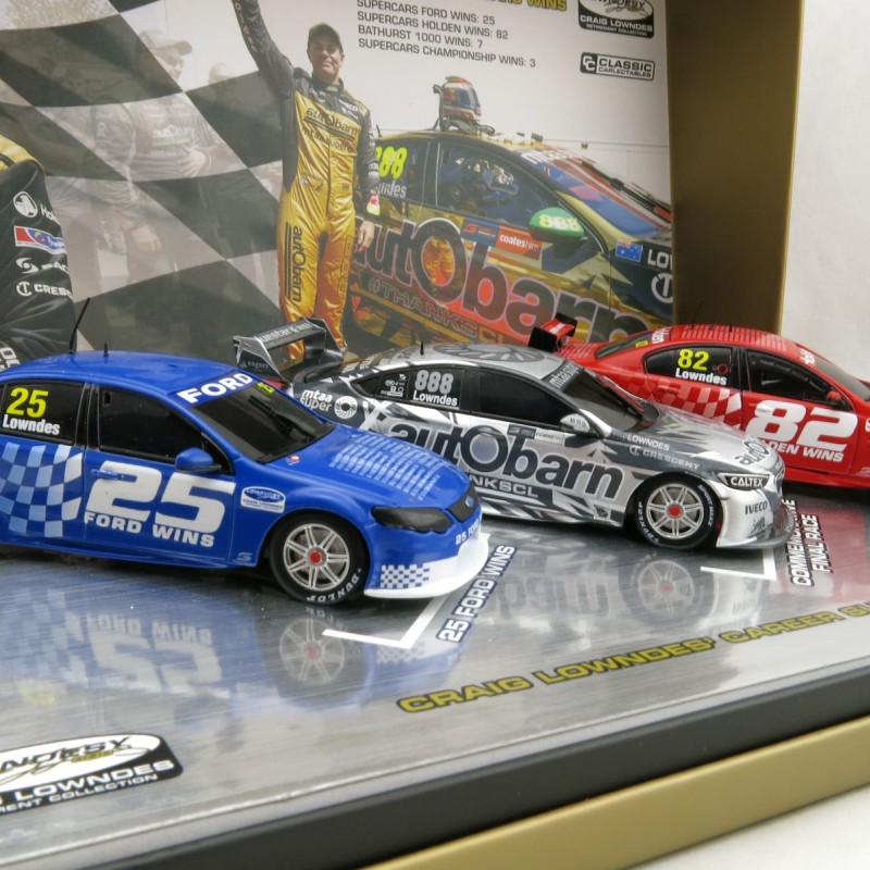 Classic Carlectables 43673 Craig Lowndes Career Supercar Wins Triple Set 1:43