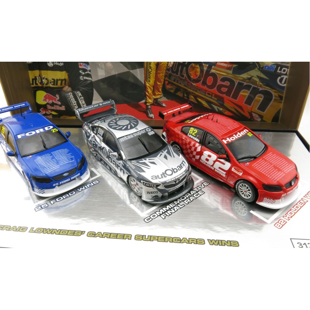 Classic Carlectables 43673 Craig Lowndes Career Supercar Wins Triple Set 1:43