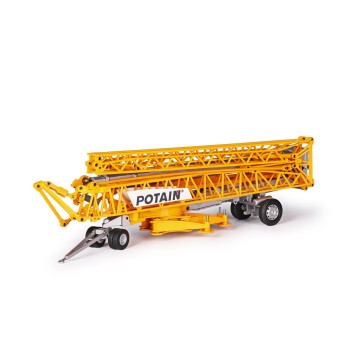 Conrad 2029/0 POTAIN Hup 32-27 Selferecting Tower Crane with Rear Dolly Truck Trailer - Scale 1:50