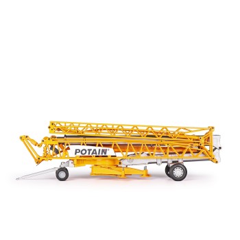 Conrad 2029/0 POTAIN Hup 32-27 Selferecting Tower Crane with Rear Dolly Truck Trailer - Scale 1:50